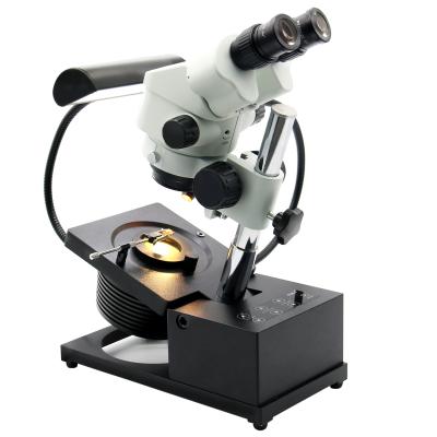 China Fable 7.0-45X Jewelry Microscope Gem BINOCULAR Microscope For Student With Factory Price 300x250x500mm for sale