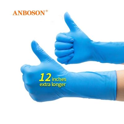 China Nursing Medium Examination Nitrile Gloves Baking Supplies Food Glove Rubber Gloves For Dishwashing Powder Free for sale