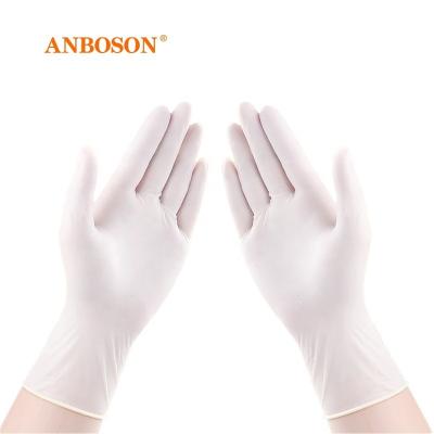 China Malaysia Disposable Long Hand Natural Black Sterile Disposable Latex Rubber Household Examination Medical Gloves Powder Free for sale