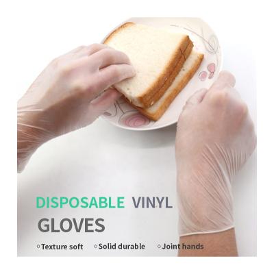 China Luvax Vinil Nursing Clear Glove Sprinkle Free Latex Glove 100pcs Per Box Cheap Vinyl Gloves Wholesale Supplier for sale