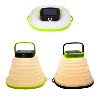 China New Popular Folding LED Amazon Camping Camping Tent Inflatable Outdoor Solar Rechargeable Lamp Convenient Outdoor Camping Tent Lamp for sale