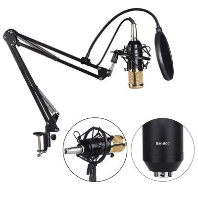 China Professional gooseneck microphone folding condenser microphone with microphone stand, which can be used for universal microphone stand for sale