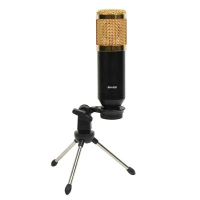 China Professional shotgun microphone 2020 product hot-selling microphone with tripod kit can be used for internet broadcasting, singing, etc. for sale