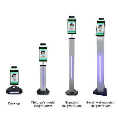 China Built-in camera face recognition machine non-contact measuring machine and body temperature in one, LCD display face recognition camera for sale