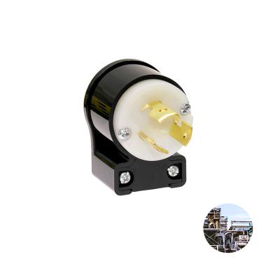 China Residential / General Purpose Electric Plug NEMA L5-15p 15A 125V Locking Outlet For Machinery for sale