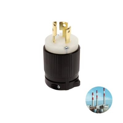 China Industrial Hot Sales NEMA L5-15p 15A 125v Lock Plug For Other Chemical Machinery for sale