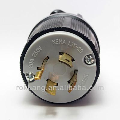 China NEMA L15-20 Industrial Socket NEMA Locking Socket For Industrial Factory for sale