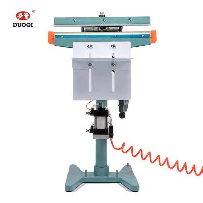 China Food DUOQI PFS-450*1 Aluminum Frame Pneumatic Heat Sealer Foot Pedal Sealing Machine Immediately For Medical Suit for sale