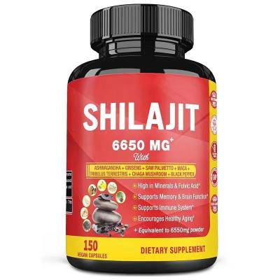 Cina Shilajit Capsule Brand Personalizzazione Salute Esercizio Supplemento energetico dimagrante in vendita