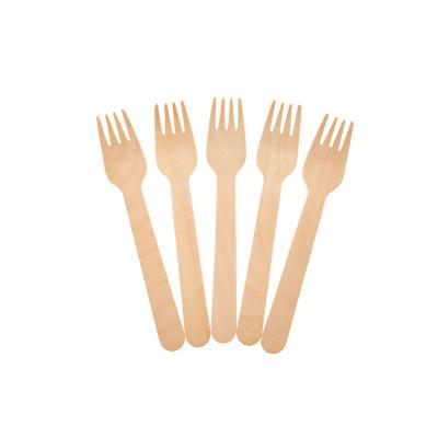 China Wholesale Home Hotel Restaurant Eco-friendly Natural Custom Printed Disposable Wooden Fork Wooden Spoon Knife for sale