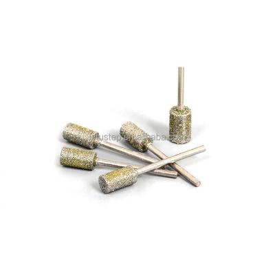 China LS-08-A Jade Series Cylinder Diamond Plated Jade Carving Tool Supply for sale