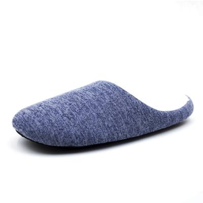 China Low MOQ Lightweight Sample Free Winter Mens Knit Soft Palm Slipper for sale