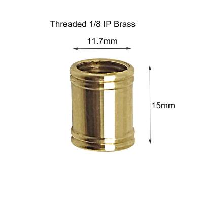 China General Industry Lamp Nuts Nipple Coupling Lampshade Final Top Knob Knurled Brass Nut /18IP Threads Nut for sale