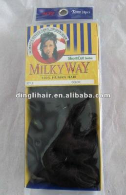 China Hot Selling Silky Straight Wave Milky Way Wholesale Humman Hair Weave for sale