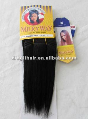 China Wholesale Hot Sale Silky Straight Instock Milky Way Virgin Brazilian Hair Weave for sale