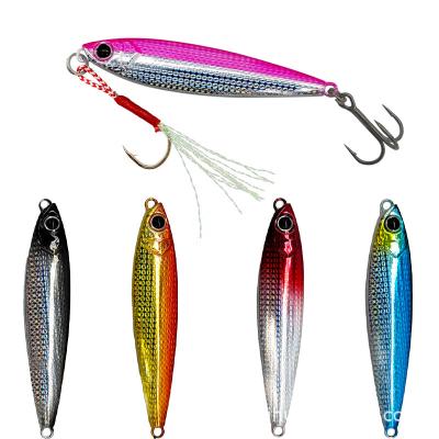 China Bright Fish Action Factory 10g 15g 20g Metal Jig Swimming Lures Lead Bait Dark Saltwater Fish Slow Sinking Glow Bait Lures Stickbait Trolling Baits for sale