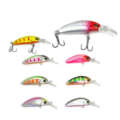 China Vivid Fish Action Swimming Minnow 3.5g 5cm Bass Minnow Bait Hard Plastic Lures Biomimetic Mino Rock Lures for Artificial Fishing Lures in All Waters for sale