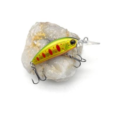 China Vivid Fish Action Swimming Minnow 3.5g 5cm Bass Minnow Bait Hard Plastic Lures Biomimetic Mino Rock Lures for Artificial Fishing Lures in All Waters for sale