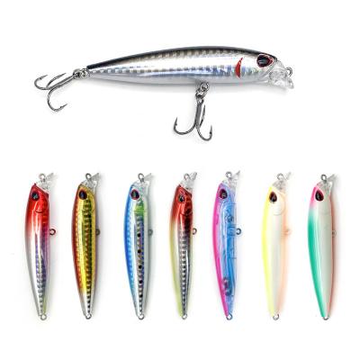 China High Quality Triple Hook Swimming Rock 11g Bass Minnow Bait Hard Plastic Biomimetic Mino Vivid Action Fish Lures Artificial Fishing Lures In All Waters for sale