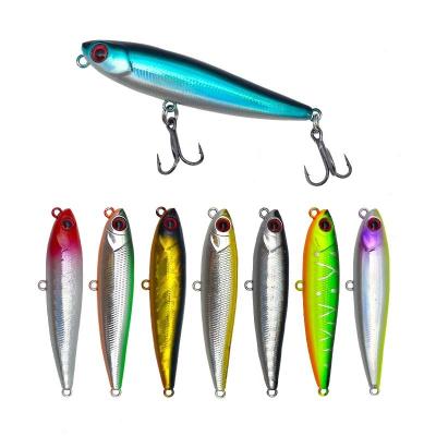 China High Quality Artificial Swimming Treble Hook 3.2g 5.5cm Action Vivid Fish Minnow Lure Top Water Fishing Hard Lure Mino Floating Trap In All Waters for sale