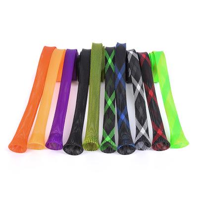 China 170cm High Strength 35mm Braided Fishing Expandable Frame Rod Cover Sleeve Rod Protector Fishing Rod Pole Cover Protector for sale