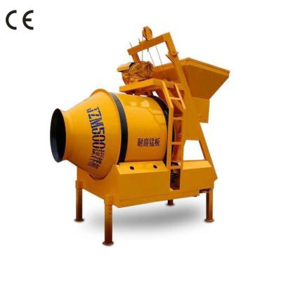 China Electric Motor Mobile Portable Drum Self Loading Concrete Mixer for sale