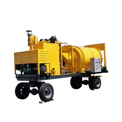 China Small Mobile Asphalt Mixing Plant For Construction In Indonesia for sale