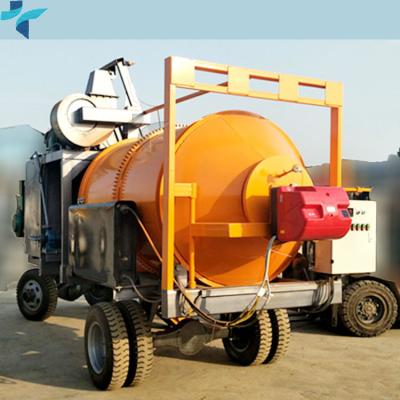 China Road Construction Mobile Continuous Drum Machine To Mix Asphalt for sale