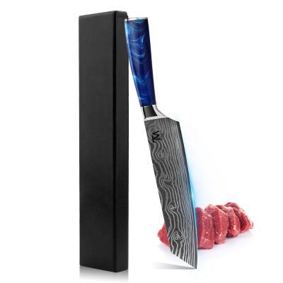 China Stocked Chinese Wholesale 8 Inch Cleaver Slicing Knife Stainless Steel Meat Sharp Professional Kitchen Knives for sale