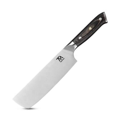 China 7 Inch Sustainable Cooking Cutting Chinese Professional Chef Stainless Steel Meat Cleaver Knife for sale