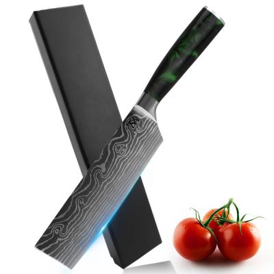 China Sustainable Handmade 7 Inch Chinese Meat Cutting Professional Cleaver Stainless Steel Kitchen Cleaver Knives for sale