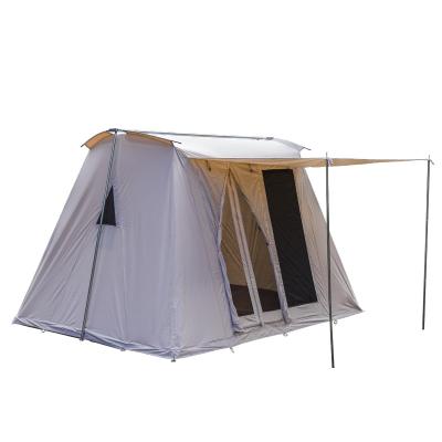 China 2022 New Diamond Ground Nail Hexagonal Tents Outdoor Cotton Full Belt Camping Rainproof Canopy With Camping Tent Tents Outdoor Waterproof for sale