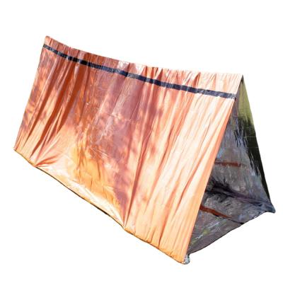 China Extended Type Survival Outdoor First Aid J Blanket Emergency Tent Sunscreen Thermal Single Gap Blanket for sale