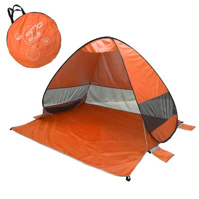 China Straight Tying Type Best Selling Portable Folding Sun Gazebo Tent Beach Shelter Tent Pop Up Automatic Pop Up Canopy for sale