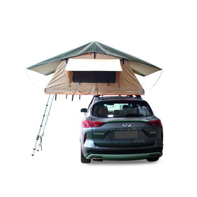 China Tube Type Stake Tent 2022 High Quality Car Roof Top Tent 4x4 For 3-4 Person Car Roof Top Tent For Camper Hard Shell Roof Top Tent for sale