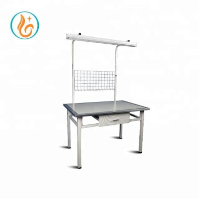 China Garment factory customized industrial inspection work table with light for fabric for sale