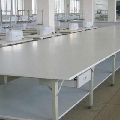 China Garment Factory Industrial Cutting Room Double Deck Garment Sewing Cutting Tables for sale