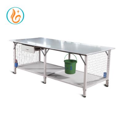 China Garment Shops High Quality Industrial Double Layer Packing Table For Garment for sale