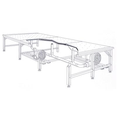 China All Brand Machine Air Float Spreading Spreading Table With Blower Apparel Factory for sale