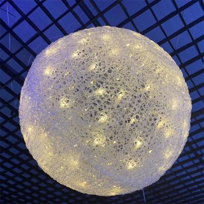 China Commercial use best quality 3D round ball pattern light led string light hardware decoration light for sale