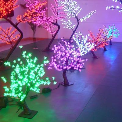 China Commercial Use Starking Outdoor Christmas Holiday Tree Light Party Decoration Led Cherry Blossom Tree Lights for sale