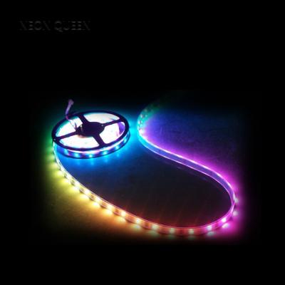 China Can Bent Hot Selling SMD 5050 60leds/m Waterproof IP65 RGB Color Led Strip Light for sale