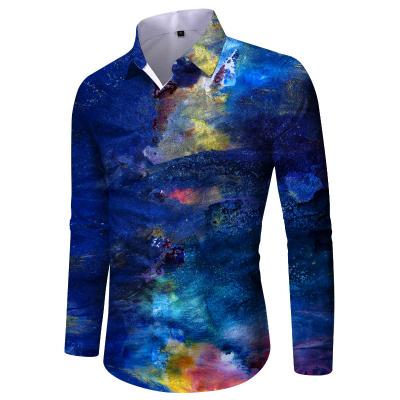 China OEM service anti-pilling fashion custom men's shirt with long sleeve plus size shirts for men for sale