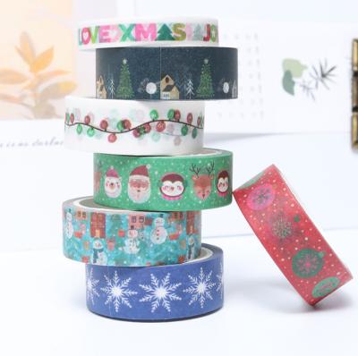 China Manufacturers Directly Customized Waterproof Christmas DIY Decorative Paper Tape for sale