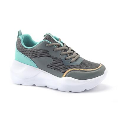 China Fashion Trend Lace Up Latest Sporty Designer Casual Sneakers Shoes For Women for sale