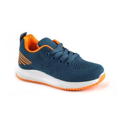 China New Custom Summer Breathable Blue Sneakers Shoes Breathable For Kids Boys for sale