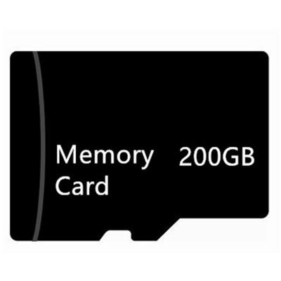 China 200GB Plastic U1 Memory Card With SD Adapter For Mobiles And Tablets for sale