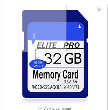 China Good quality wholesale and retail plastic memory sd card 32gb with cctv for sale