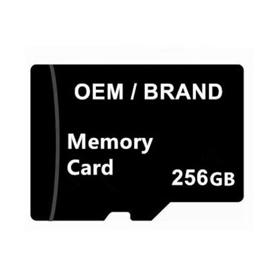 China Plastic Memory Card 256GB U3 CID Total Capacity 256gb Memory Card With Camera for sale