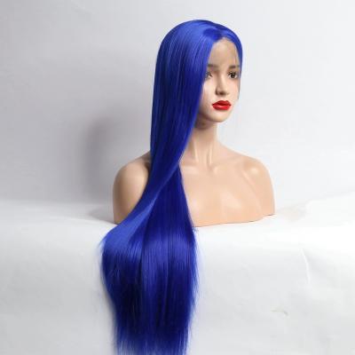 China Hd Silky Straight Wig Body Wave Frontal Synthetic Wigs for sale